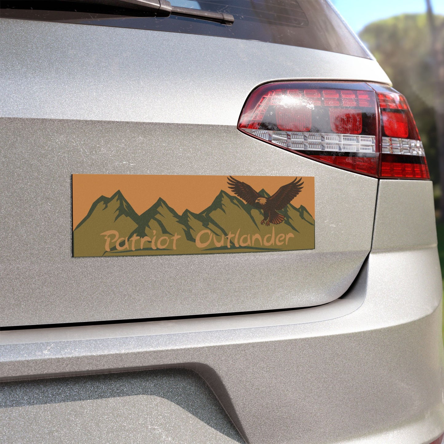 Patriot Outlander Magnet | Adventure Vibes, Nature Lover Gift, Outdoor Decor, Wilderness Road Trip, Camping Accessory