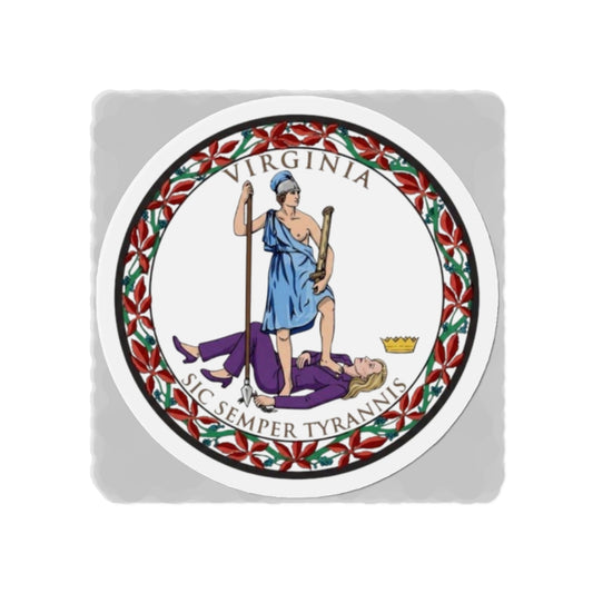 Virginia Tyrant State Seal - Die-Cut Magnet