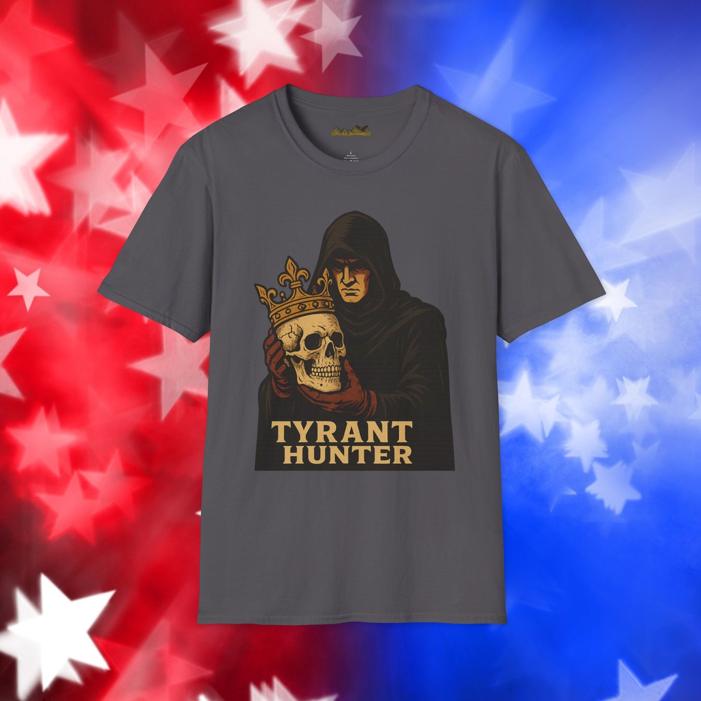 "Tyrant Hunter" - Bold Graphic Unisex Softstyle Tee