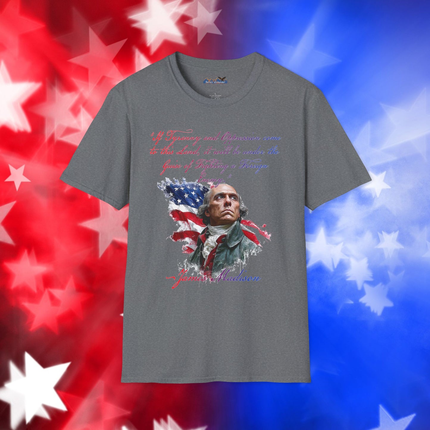 James Madison Style 1 - Independence Day - Softstyle Unisex T-Shirt