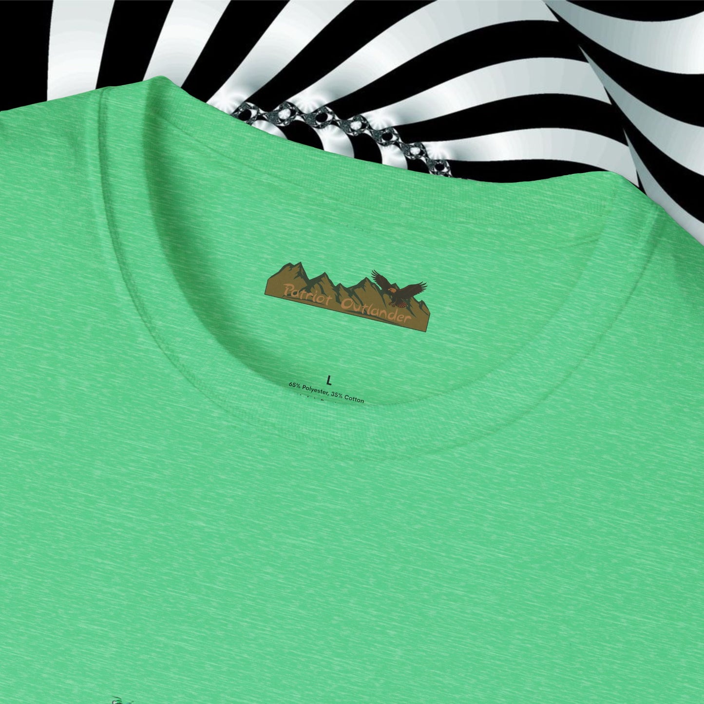 We're All Mad Here (Green) Unisex Softstyle T-Shirt - Whimsical Graphic Tee for Fans of Fantasy and Fun