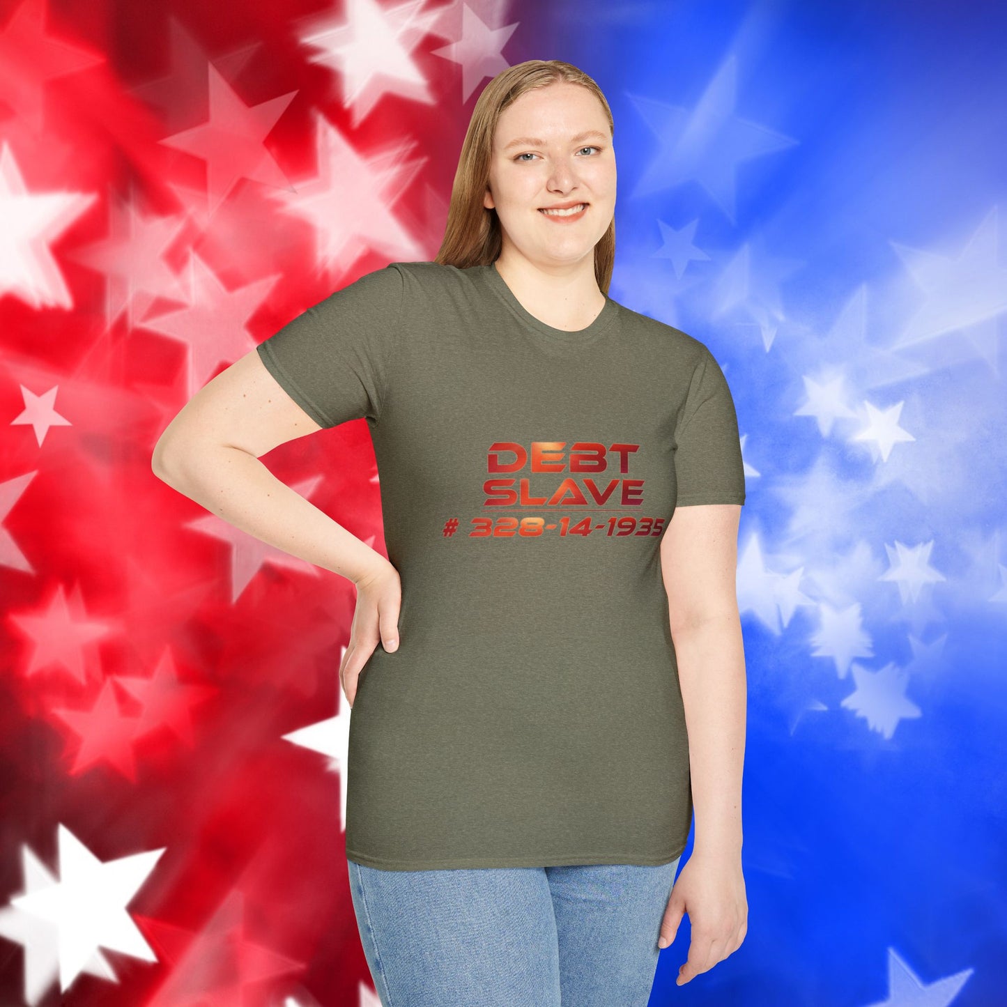 "Debt Slave" - Unisex Softstyle T-Shirt