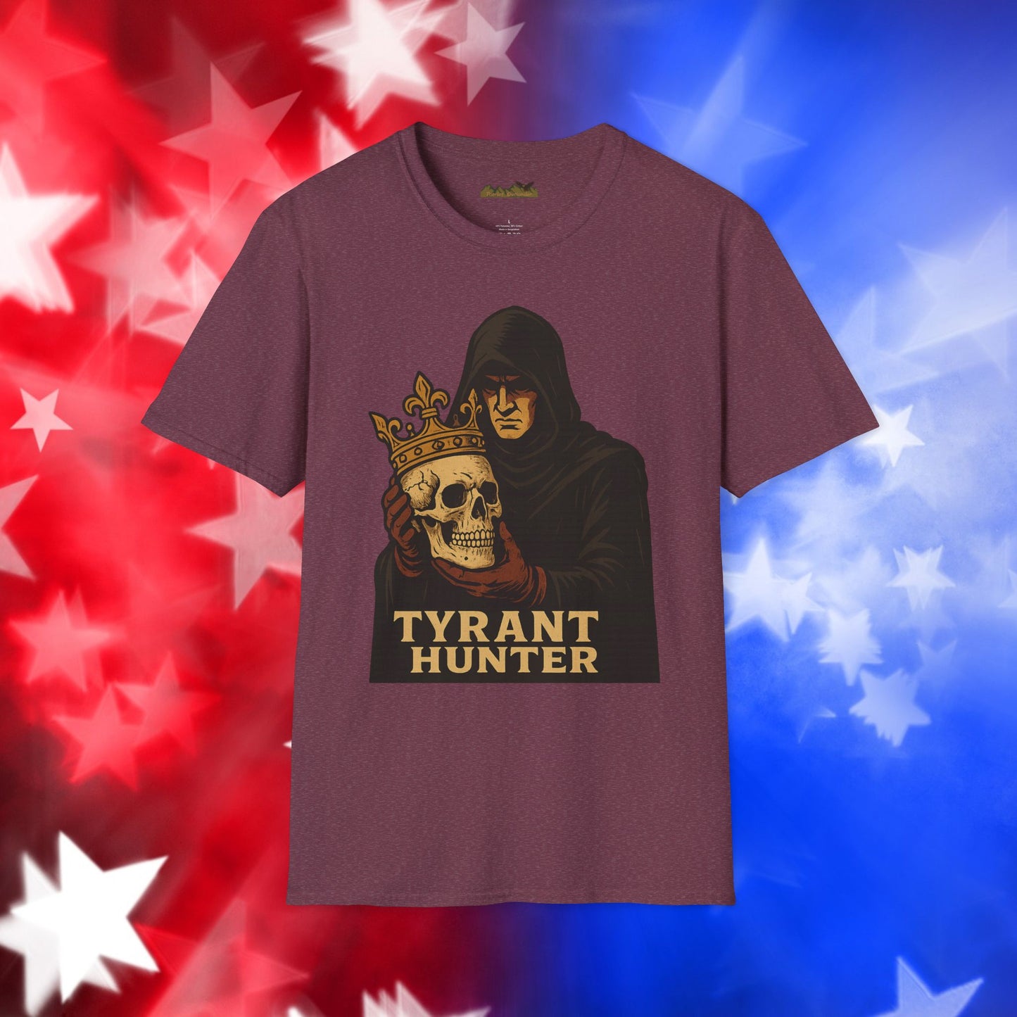 "Tyrant Hunter" - Bold Graphic Unisex Softstyle Tee