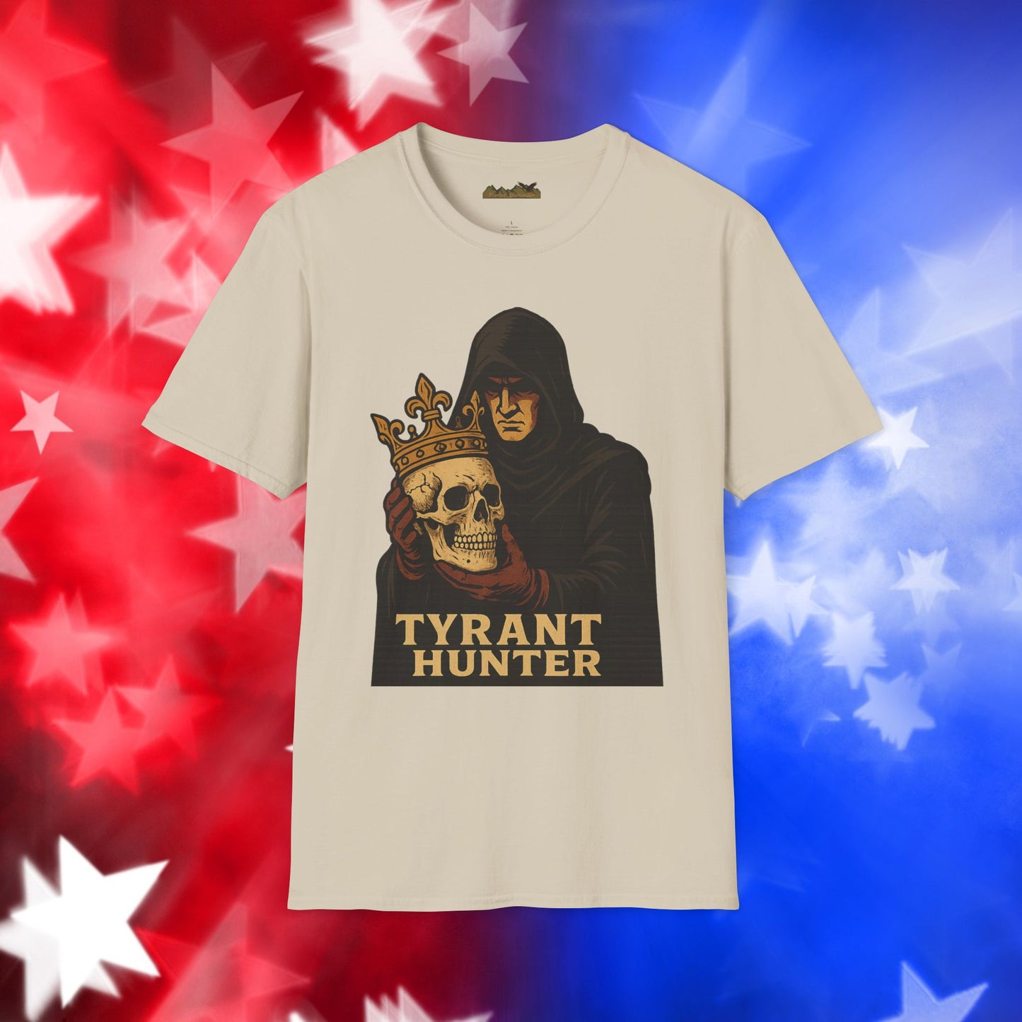 "Tyrant Hunter" - Bold Graphic Unisex Softstyle Tee