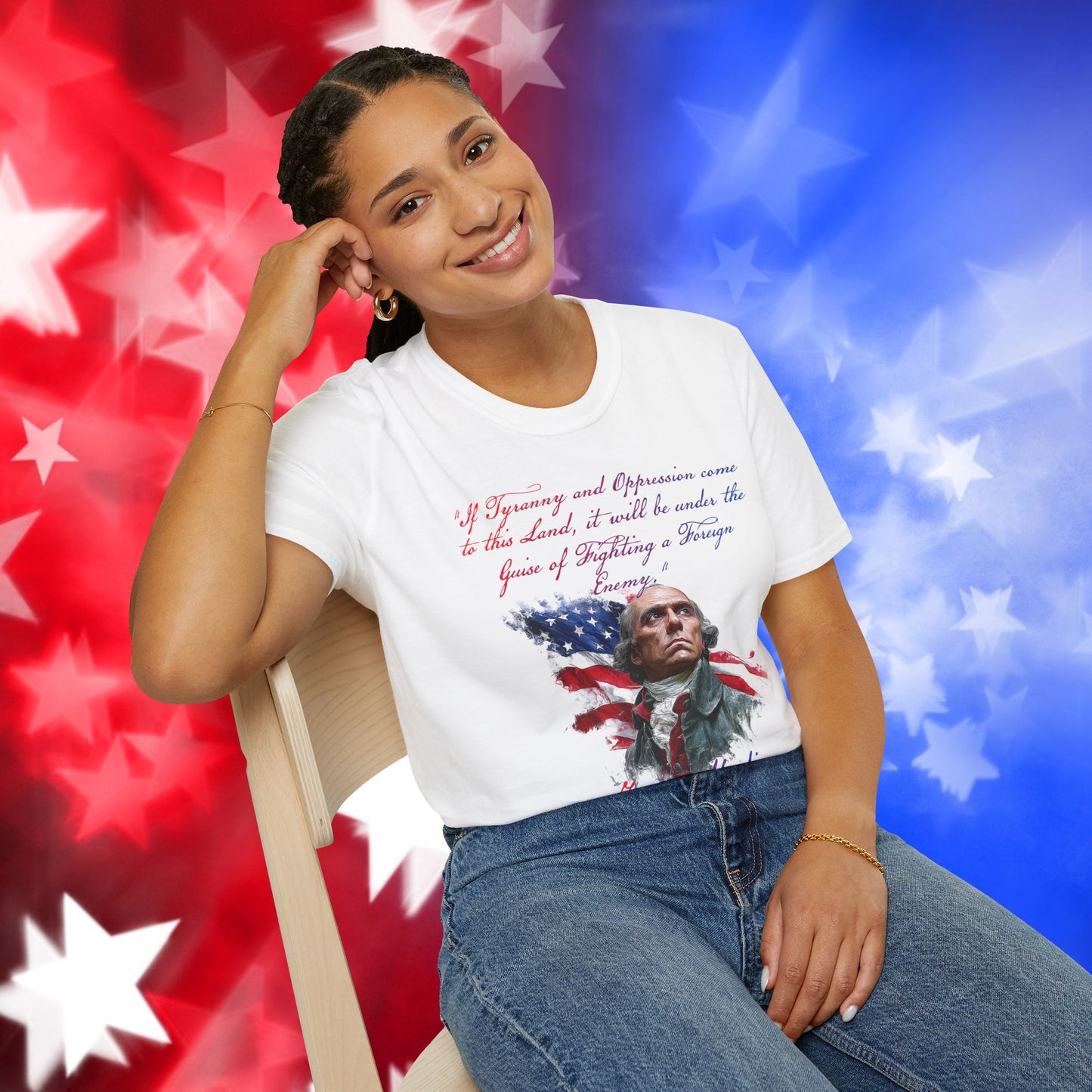 James Madison Style 1 - Independence Day - Softstyle Unisex T-Shirt