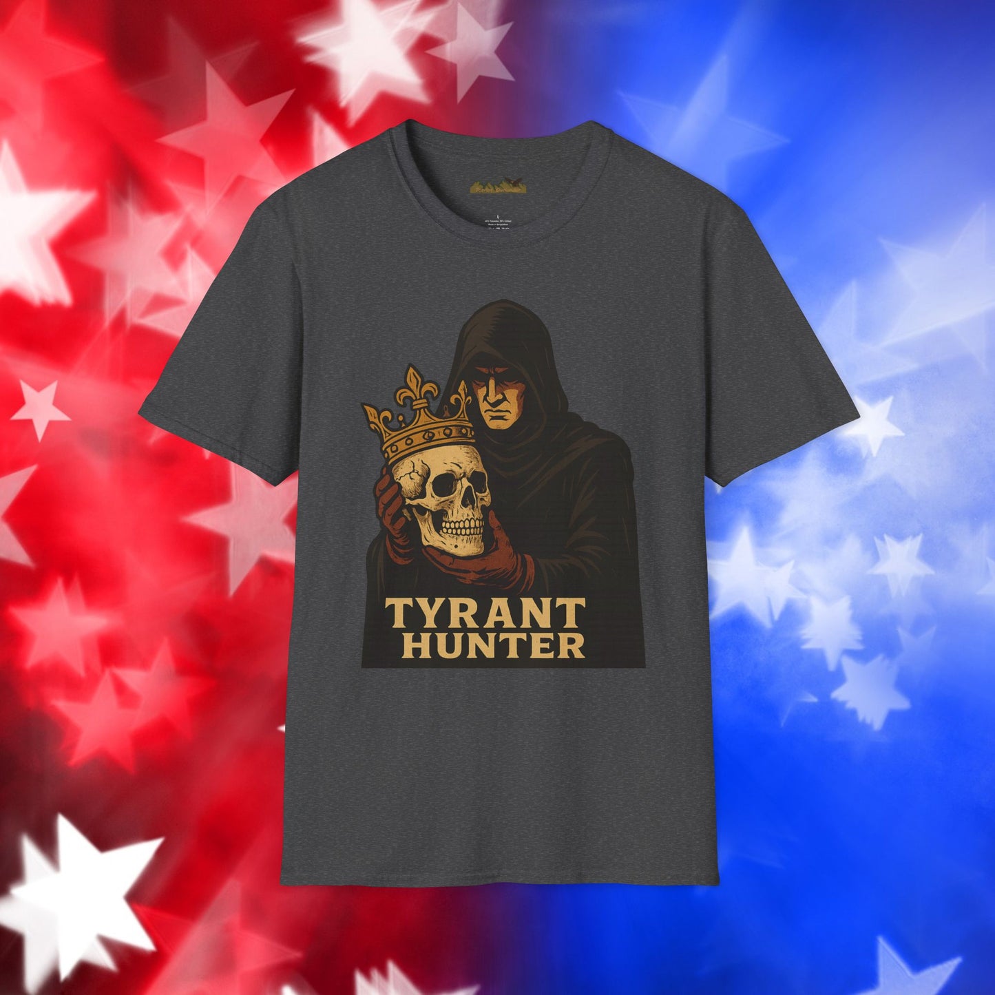 "Tyrant Hunter" - Bold Graphic Unisex Softstyle Tee