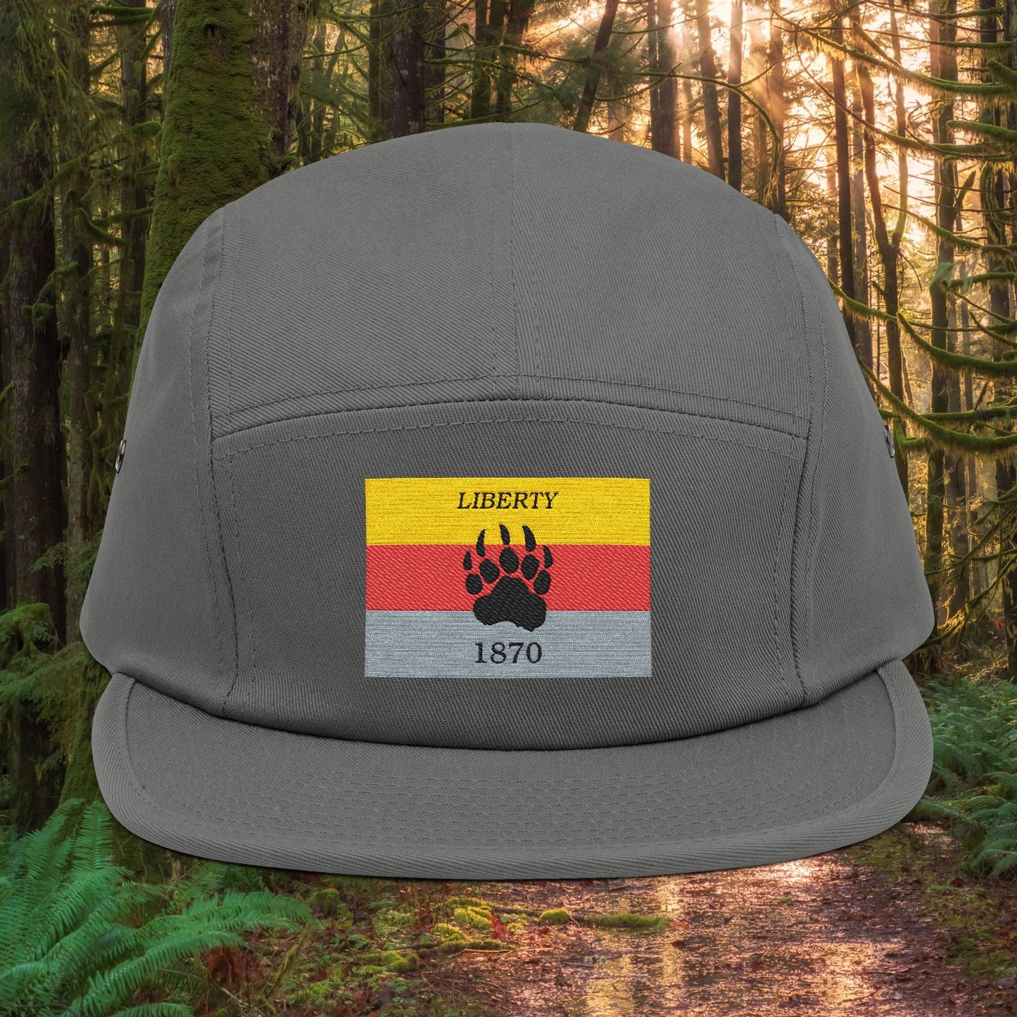 Liberty Flag - Embroidered 5 Panel Outdoor Cap