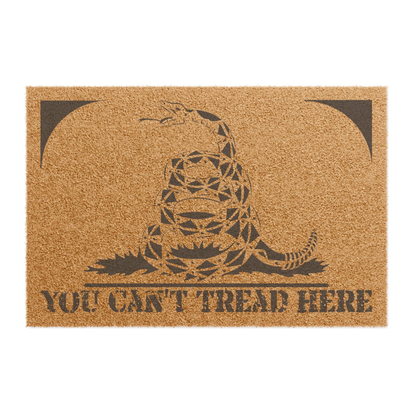 "You Can't Tread Here" - Humorous Welcome Doormat