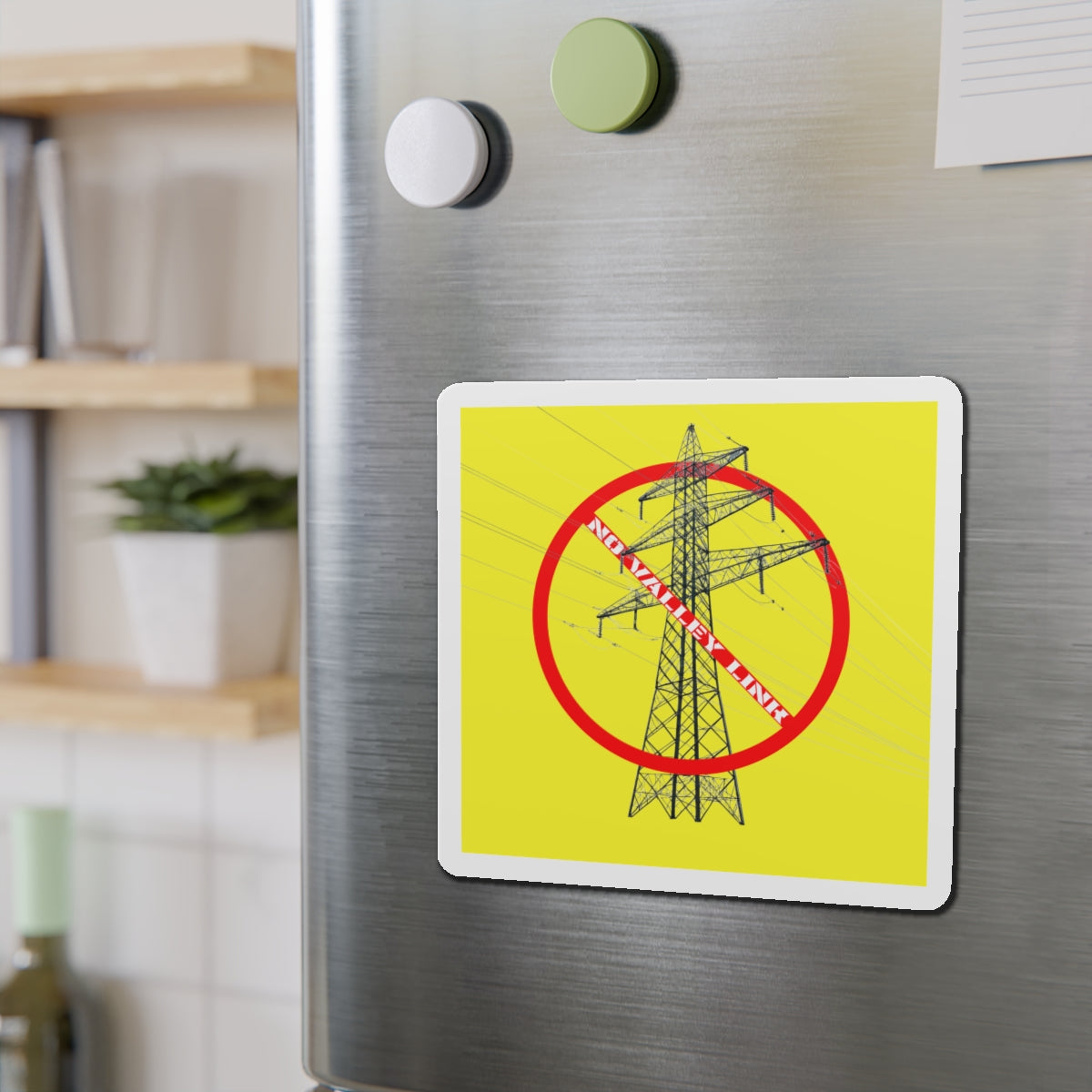 No Valley Link - Die-Cut Magnet