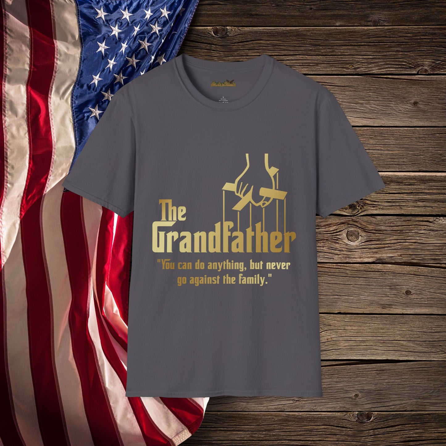 "The Grandfather" Quote - Softstyle T-Shirt for Grandpa