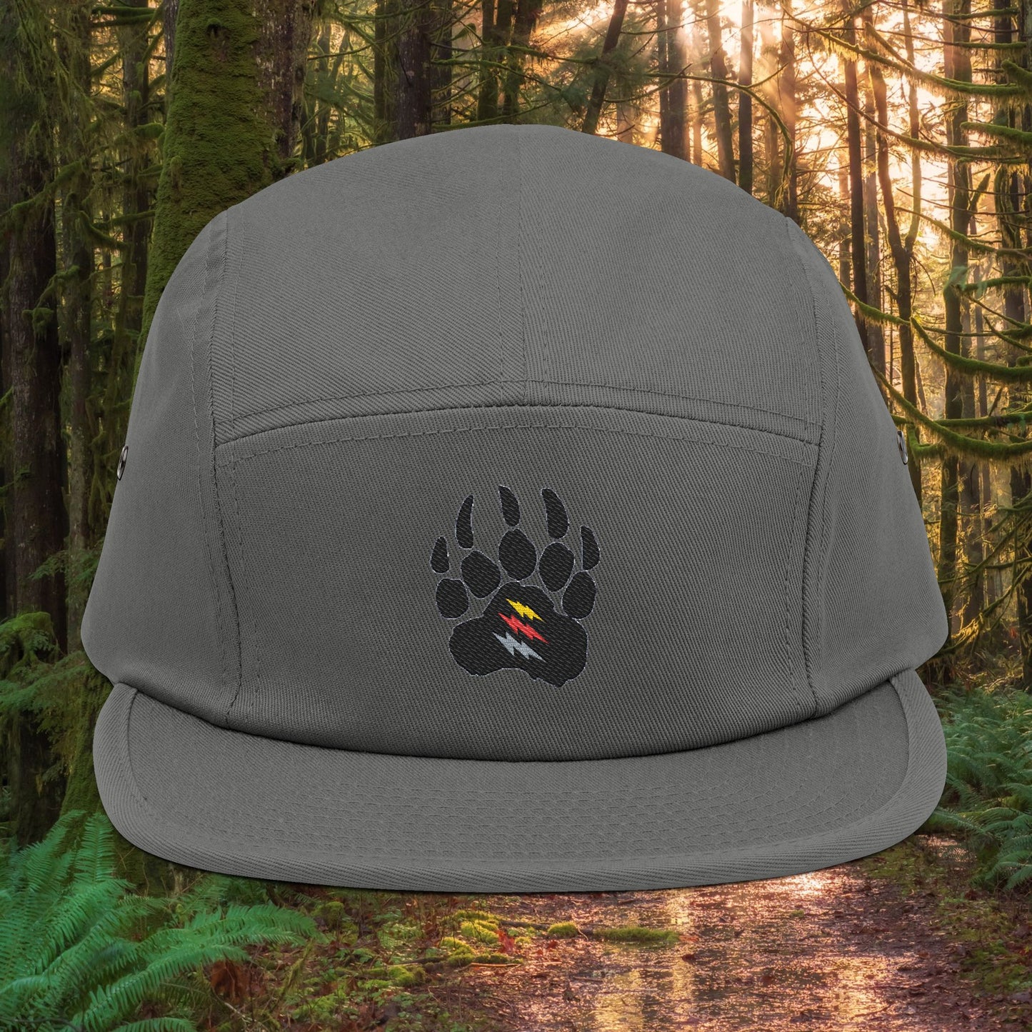 Pineland Bear Claw - Embroidered 5 Panel Cap