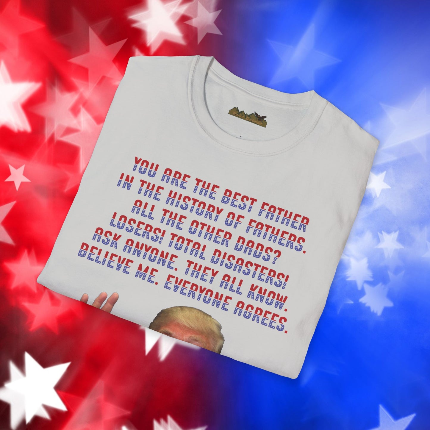 Trump Best Father - Funny Father's Day Softstyle T-Shirt