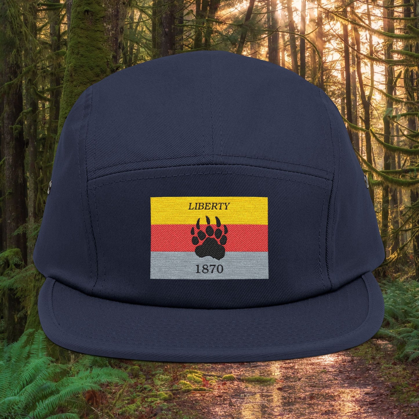Liberty Flag - Embroidered 5 Panel Outdoor Cap