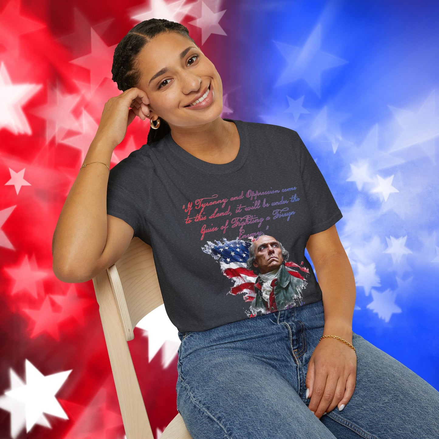 James Madison Style 1 - Independence Day - Softstyle Unisex T-Shirt