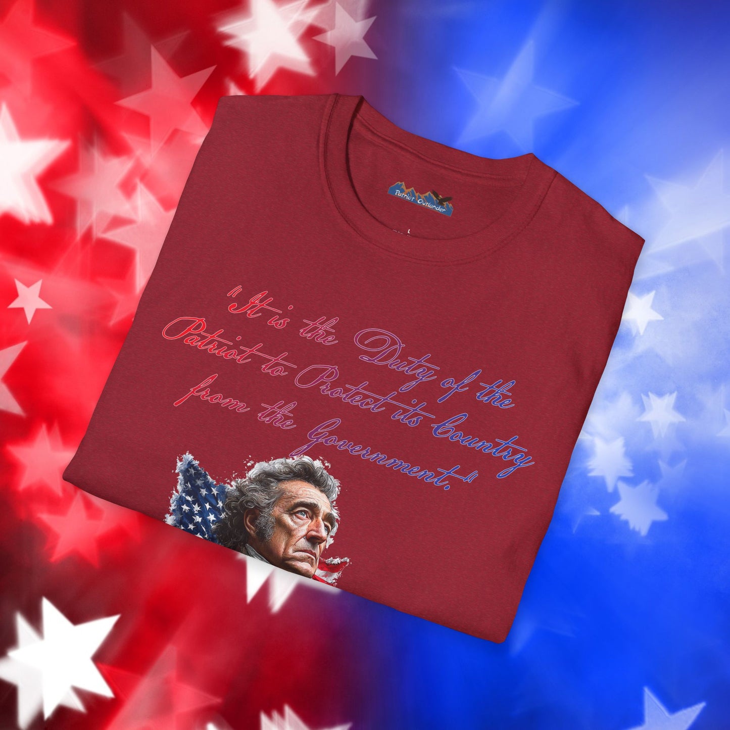Thomas Paine Style 1 - Independence Day - Softstyle Unisex T-Shirt