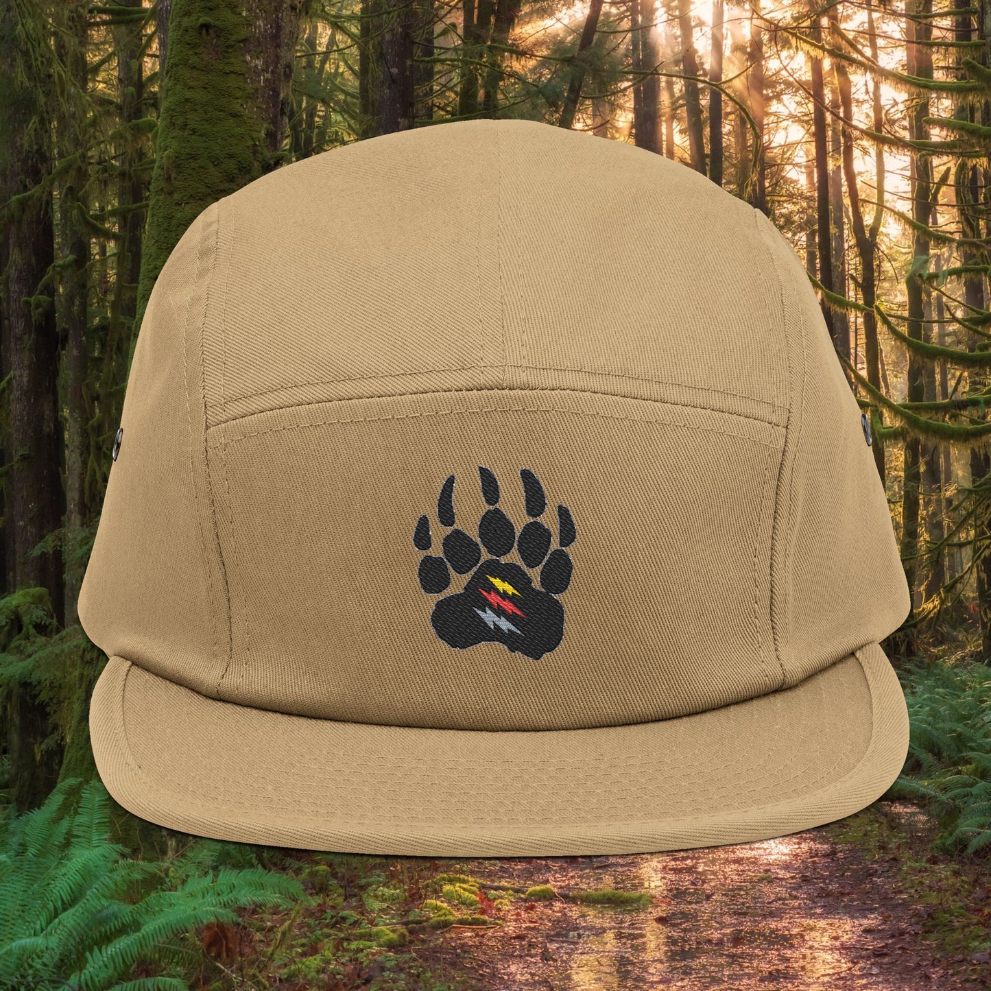 Pineland Bear Claw - Embroidered 5 Panel Cap
