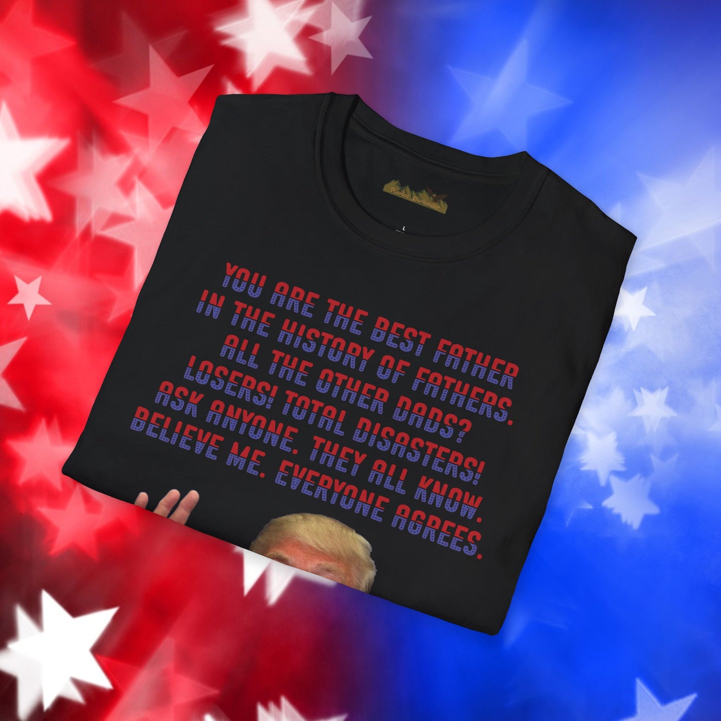 Trump Best Father - Funny Father's Day Softstyle T-Shirt