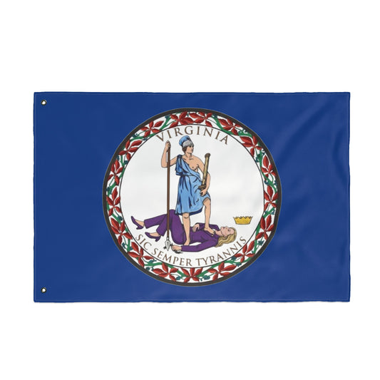 Virginia Tyrant State Seal - Double-Sided Flag