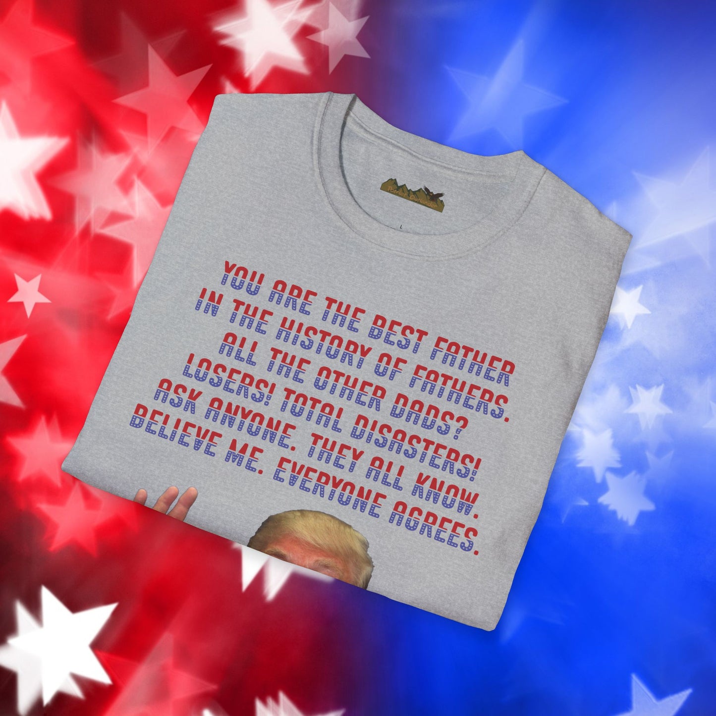 Trump Best Father - Funny Father's Day Softstyle T-Shirt