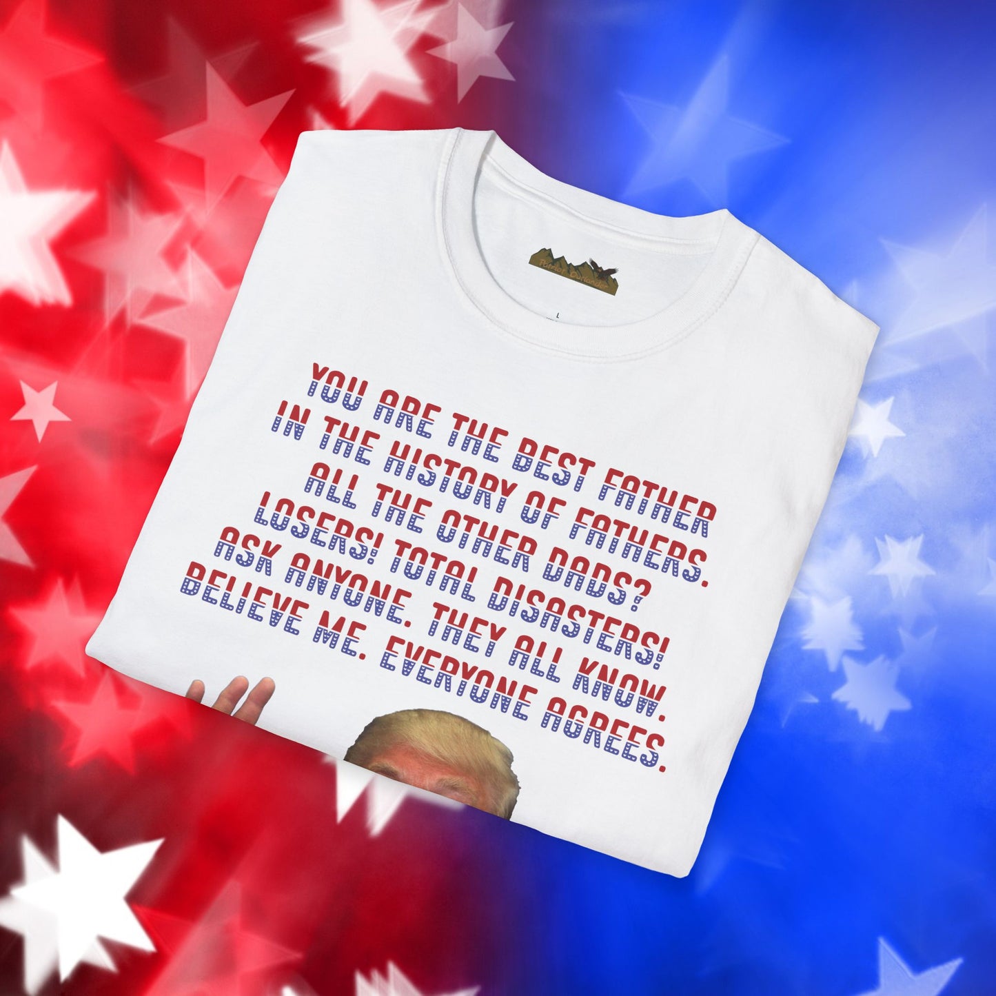 Trump Best Father - Funny Father's Day Softstyle T-Shirt