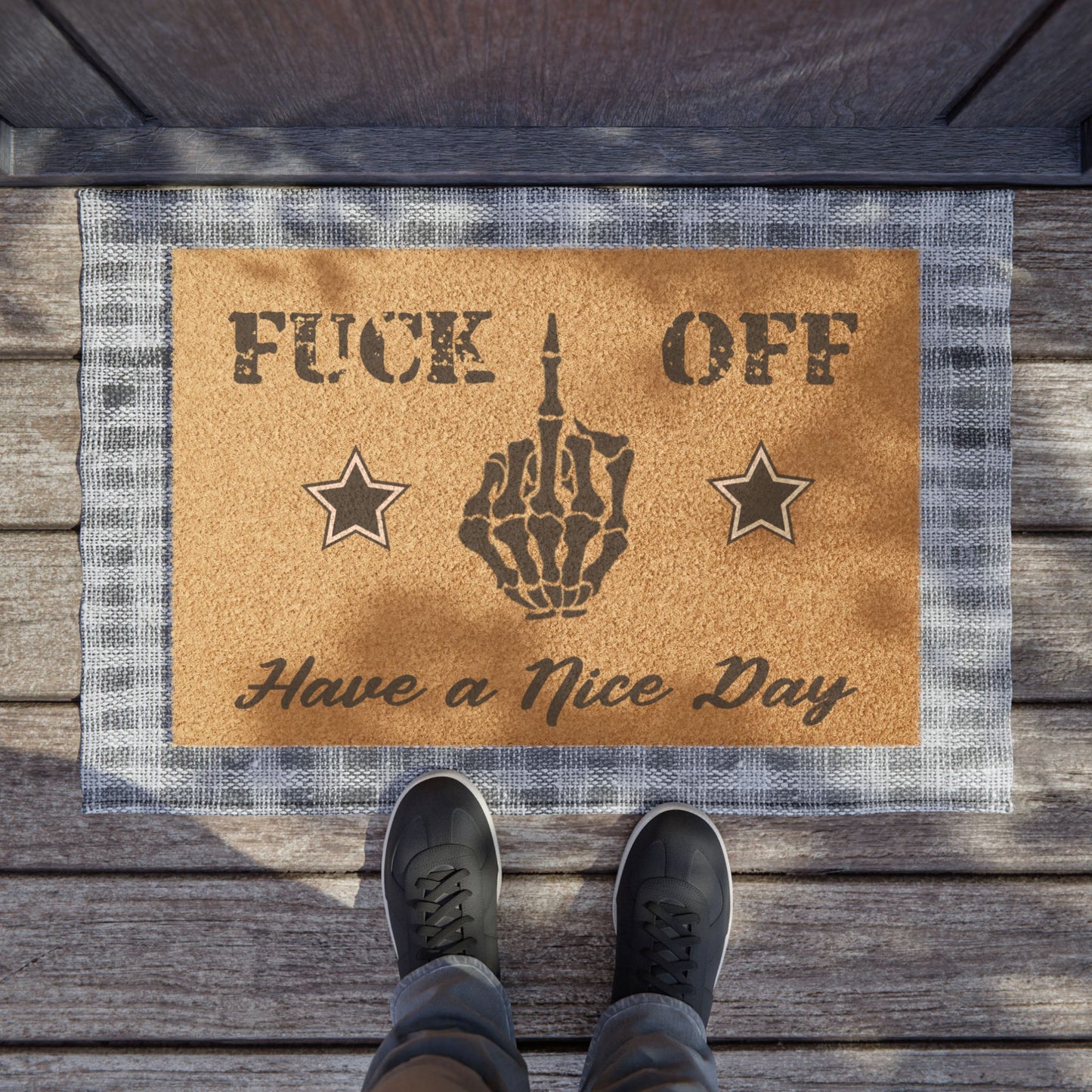 "Fuck Off, Have a Nice Day" - Funny Doormat