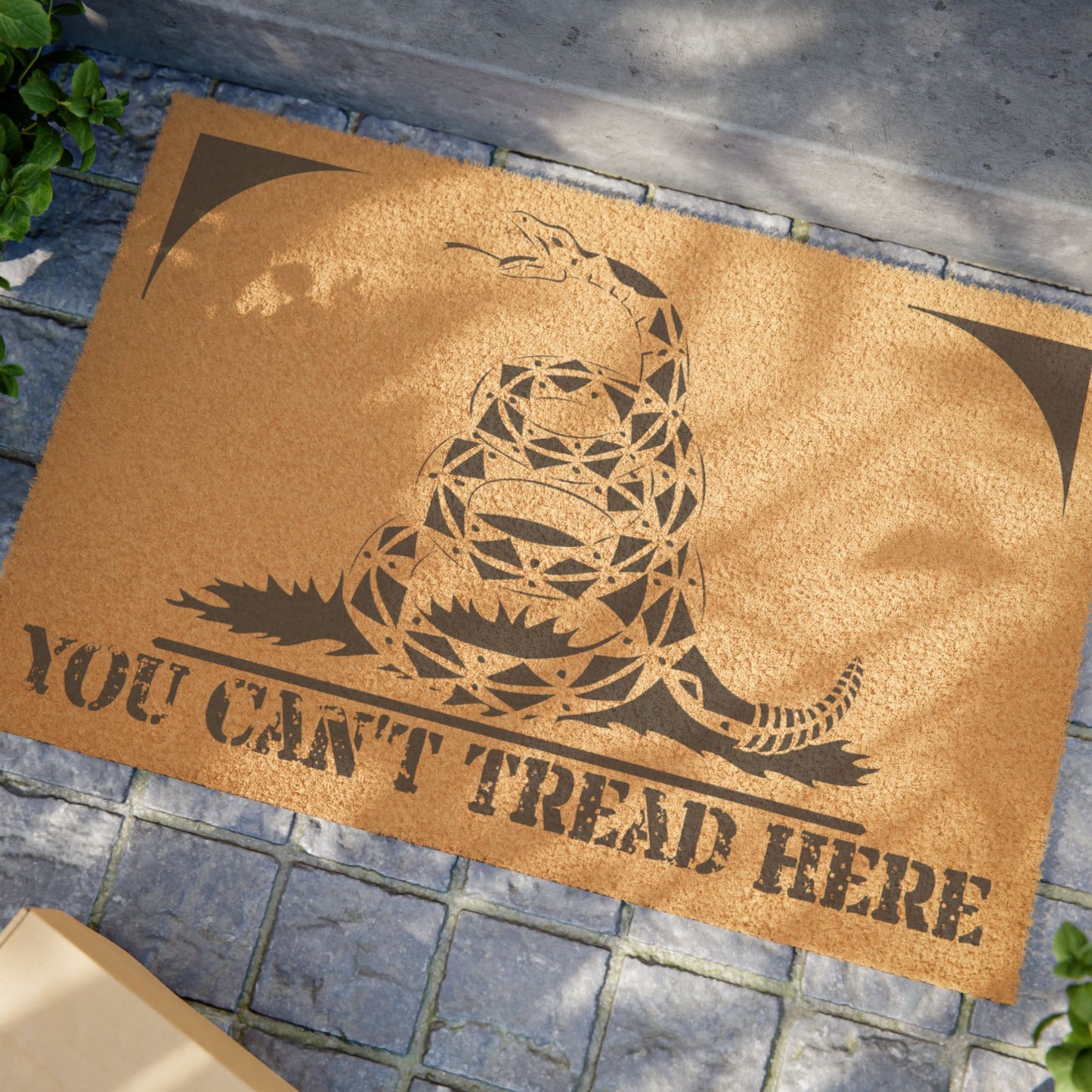 "You Can't Tread Here" - Humorous Welcome Doormat