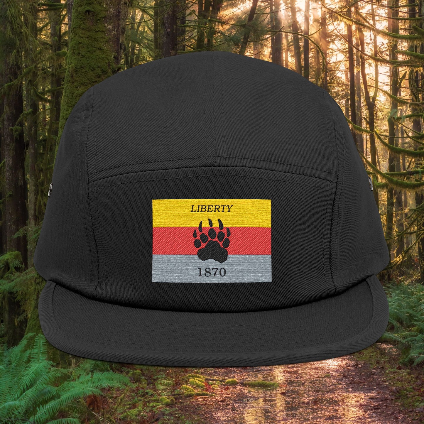 Liberty Flag - Embroidered 5 Panel Outdoor Cap