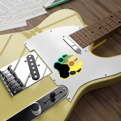 Pineland Bear Claw - Holographic Die-Cut Sticker