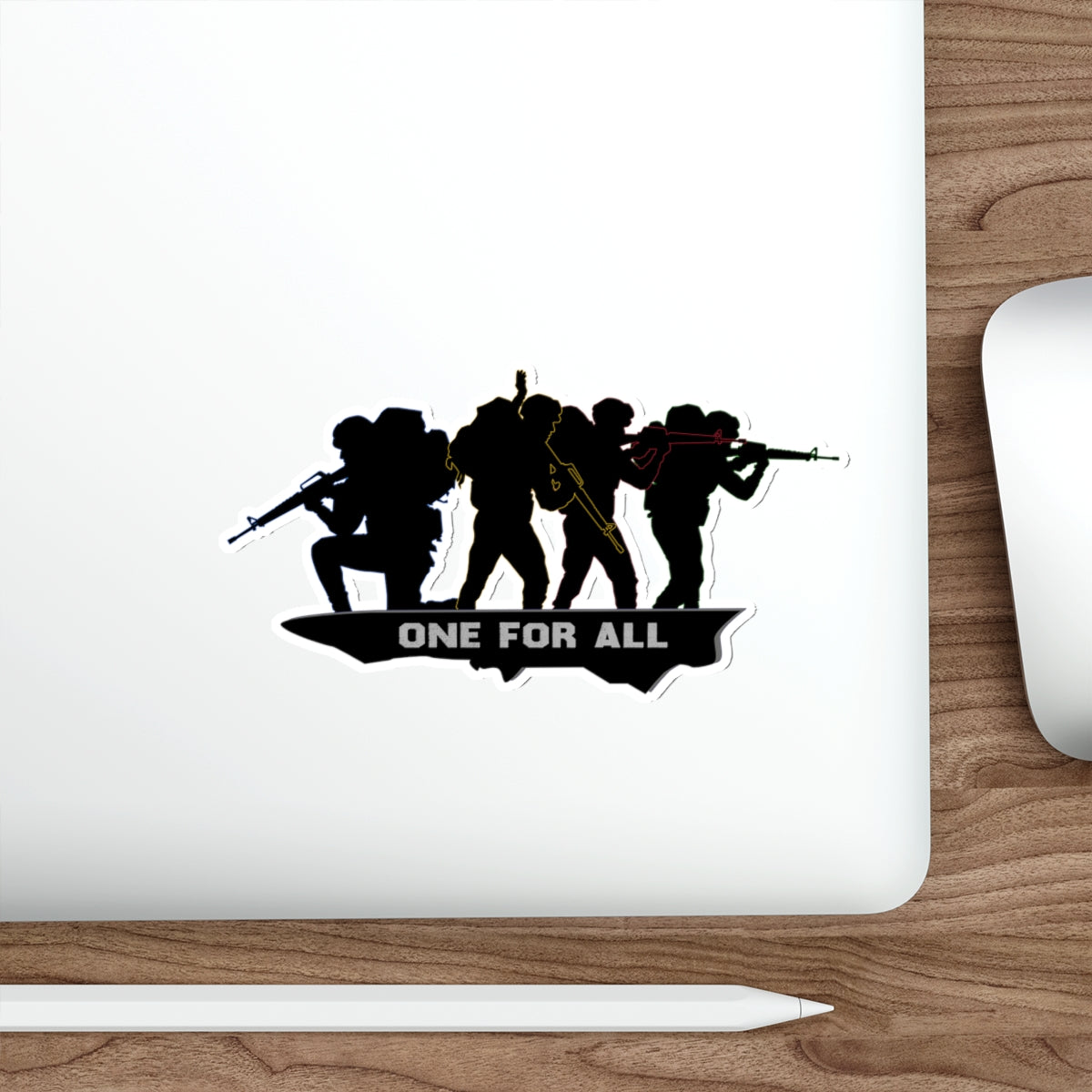 “One For All” - Die-Cut Military Sticker