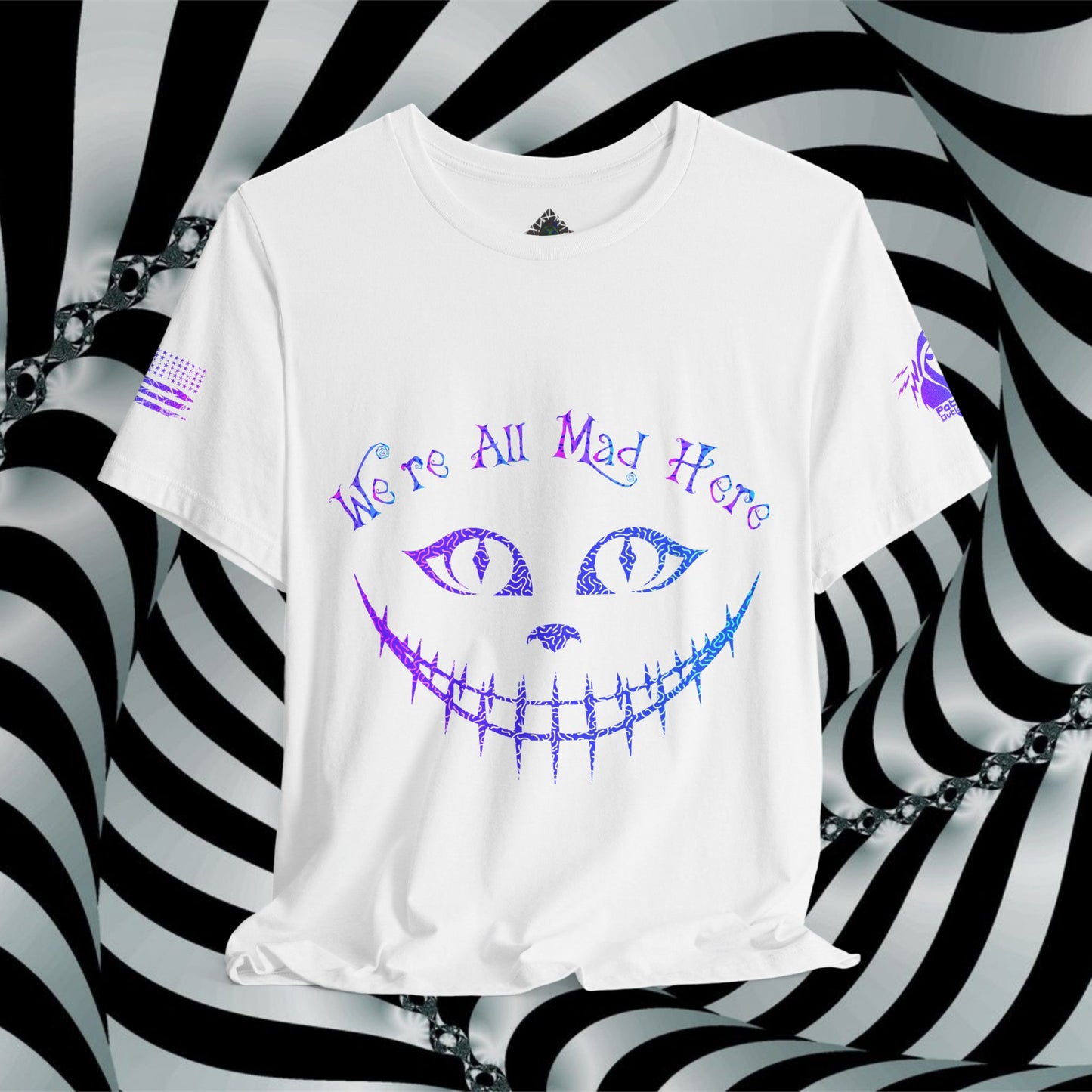 We're All Mad Here (Purple/Blue) - T-Shirt