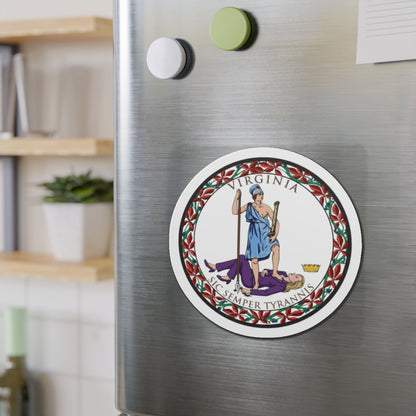 Virginia Tyrant State Seal - Die-Cut Magnet