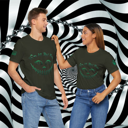 We're All Mad Here (Green) - T-Shirt
