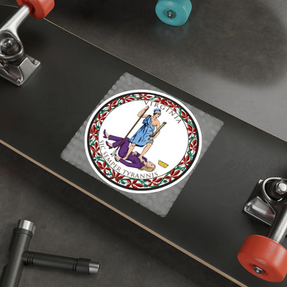 Virginia Tyrant State Seal - Die-Cut Sticker