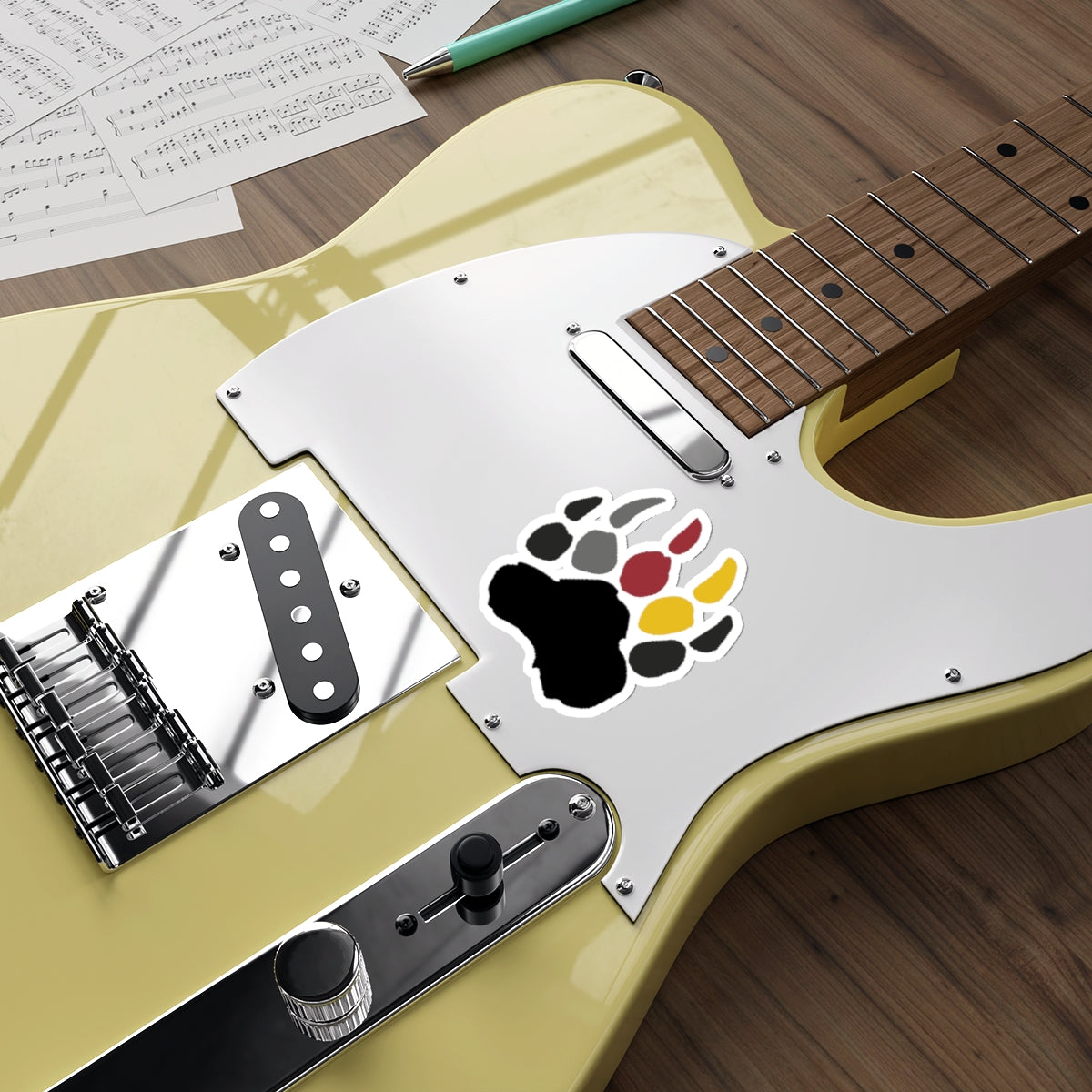 Pineland Bear Claw - Die-Cut Sticker