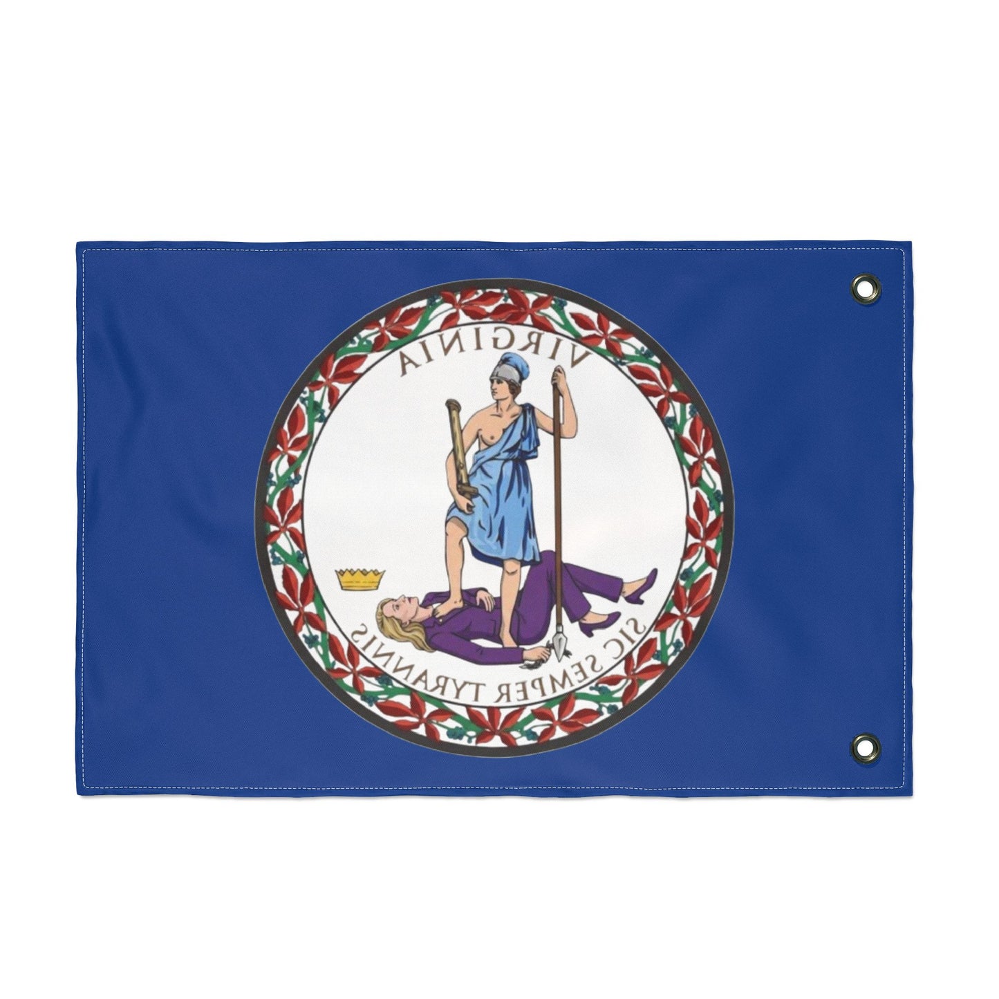 Virginia Tyrant State Seal - Double-Sided Flag