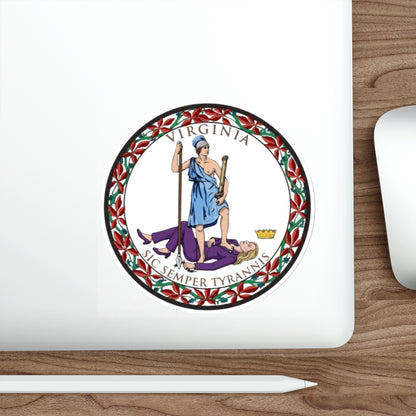 Virginia Tyrant State Seal - Die-Cut Sticker