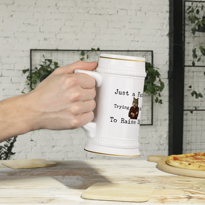 "Just a Father" - Funny Beer Stein Mug