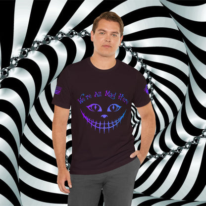 We're All Mad Here (Purple/Blue) - T-Shirt
