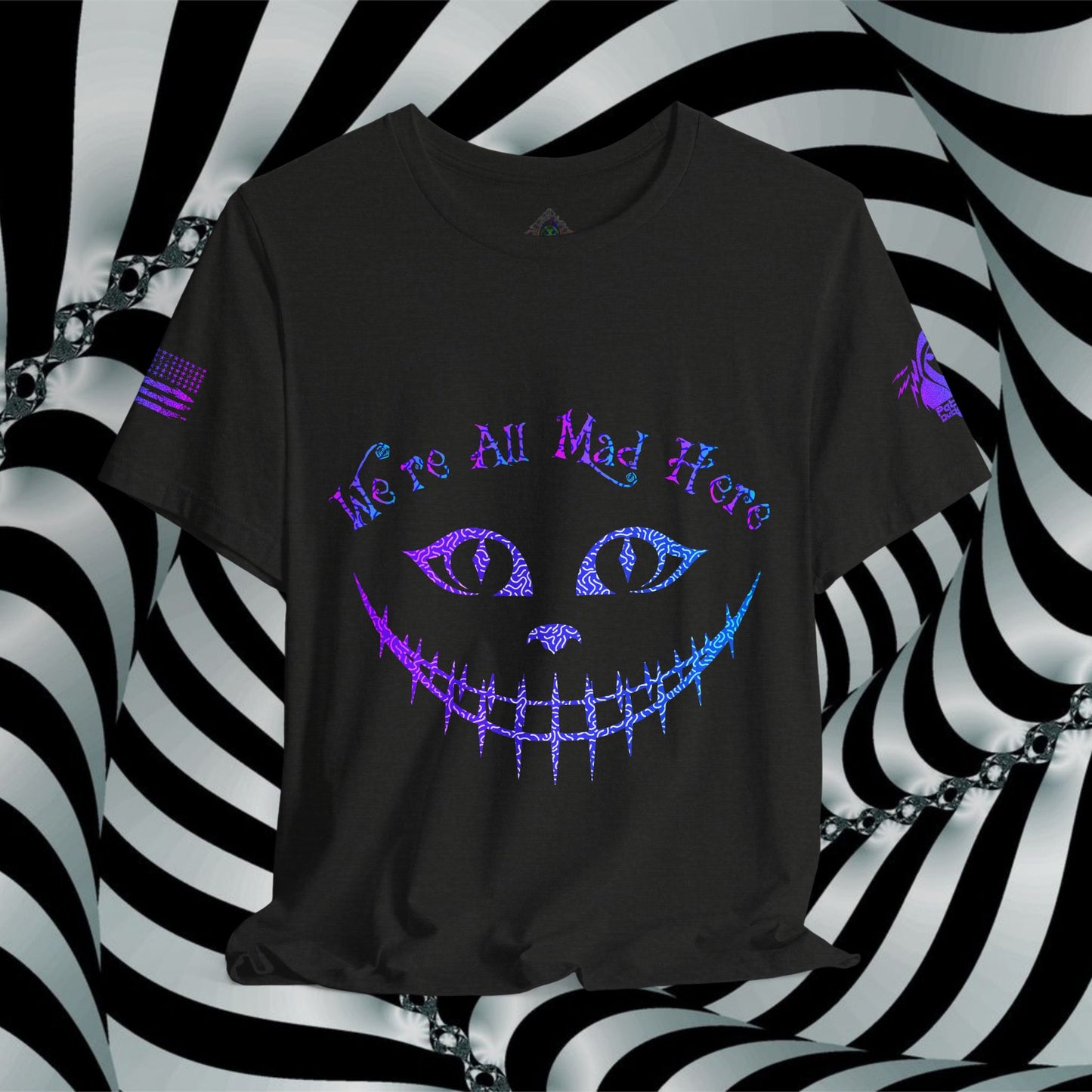 We're All Mad Here (Purple/Blue) - T-Shirt