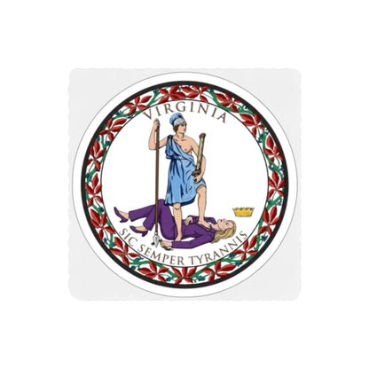 Virginia Tyrant State Seal - Die-Cut Sticker