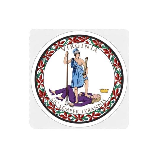 Virginia Tyrant State Seal - Die-Cut Sticker