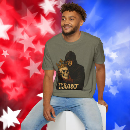 "Tyrant Hunter" - Bold Graphic Unisex Softstyle Tee