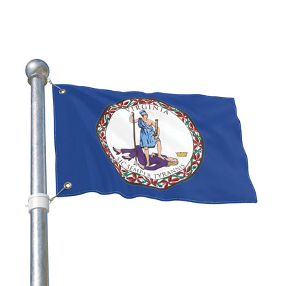 Virginia Tyrant State Seal - Double-Sided Flag