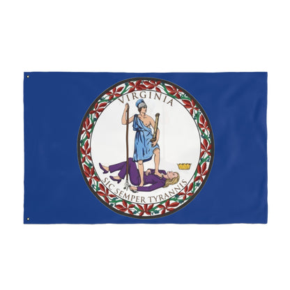 Virginia Tyrant State Seal - Double-Sided Flag