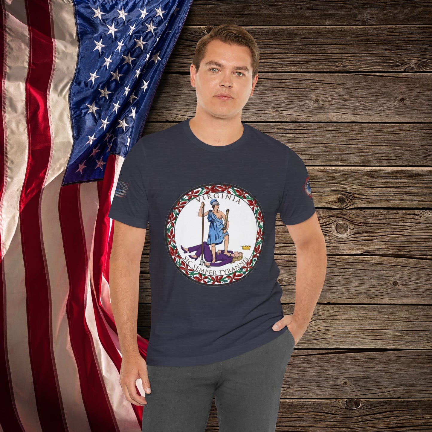 Virginia Tyrant State Seal - T-Shirt