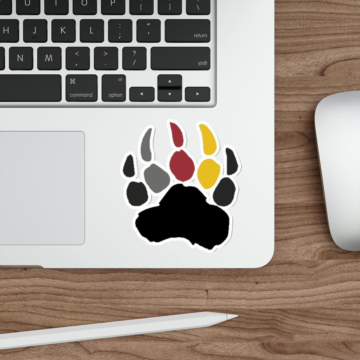 Pineland Bear Claw - Die-Cut Sticker