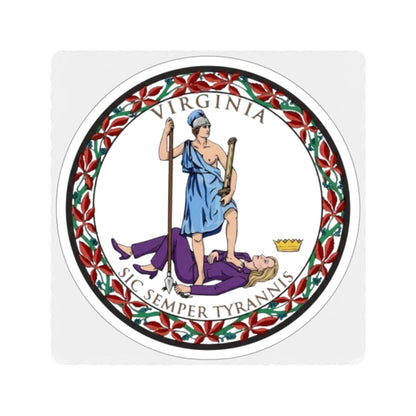 Virginia Tyrant State Seal - Die-Cut Sticker