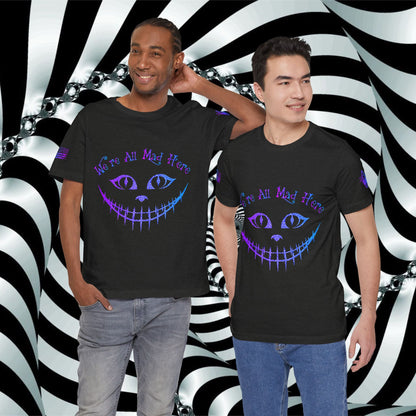 We're All Mad Here (Purple/Blue) - T-Shirt