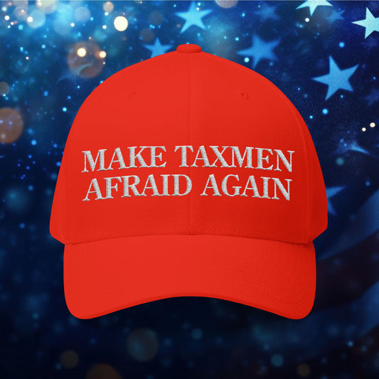 "Make Taxmen Afraid Again" - Bold Embroidered Structured Hat