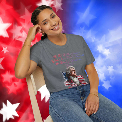 Thomas Jefferson Style 1 - Independence Day - Softstyle Unisex T-Shirt